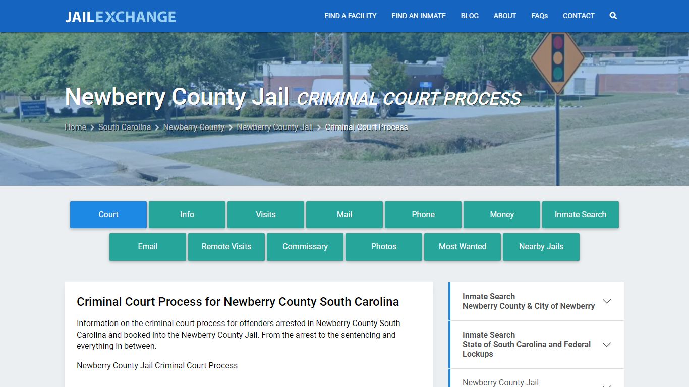 Newberry County Jail Criminal Court Process - Jail Exchange